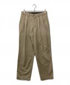 DOCKERSドッカーズ）の古着「2タックパンツ」｜ベージュ