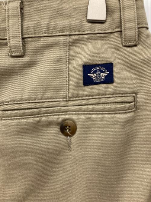 DOCKERS（ドッカーズ）DOCKERS (ドッカーズ) 2タックパンツ ベージュ サイズ:W30の古着・服飾アイテム