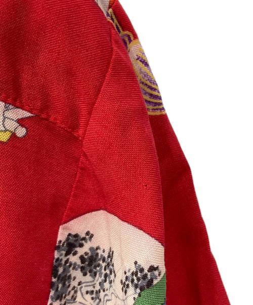 Swastika（スワスティカ）Swastika (スワスティカ) オープンカラーシャツ レッド サイズ:Lの古着・服飾アイテム