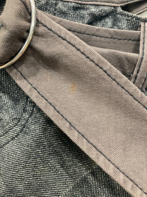 Vivienne Westwood RED LABEL（ヴィヴィアンウエストウッドレッドレーベル）Vivienne Westwood RED LABEL (ヴィヴィアンウエストウッドレッドレーベル) デニムミニスカート グレー×ブラウン サイズ:1の古着・服飾アイテム