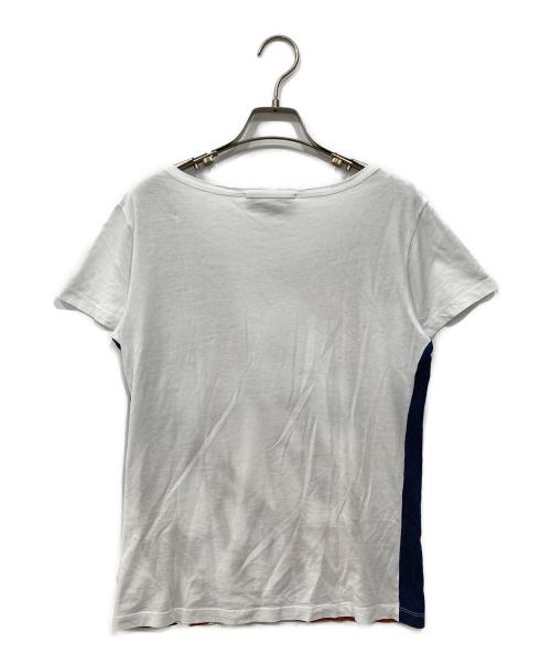 Vivienne Westwood（ヴィヴィアンウエストウッド）Vivienne Westwood (ヴィヴィアンウエストウッド) 猫プリントTシャツ ネイビー×ブラウン サイズ:Sの古着・服飾アイテム