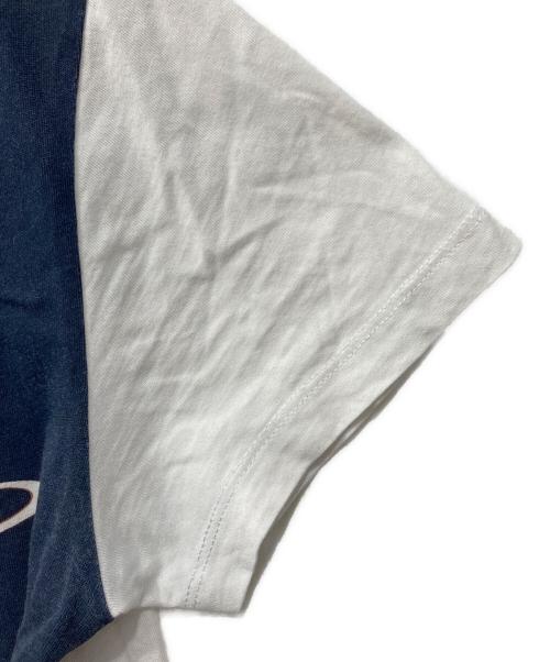 Vivienne Westwood（ヴィヴィアンウエストウッド）Vivienne Westwood (ヴィヴィアンウエストウッド) 猫プリントTシャツ ネイビー×ブラウン サイズ:Sの古着・服飾アイテム