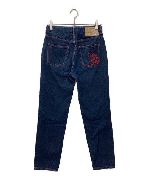 Vivienne Westwood（ヴィヴィアンウエストウッド）Vivienne Westwood (ヴィヴィアンウエストウッド) デニムパンツ ブルー サイズ:W25の古着・服飾アイテム