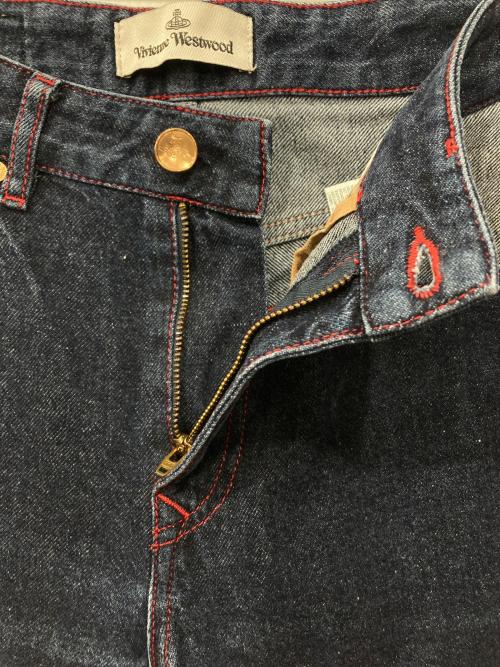Vivienne Westwood（ヴィヴィアンウエストウッド）Vivienne Westwood (ヴィヴィアンウエストウッド) デニムパンツ ブルー サイズ:W25の古着・服飾アイテム