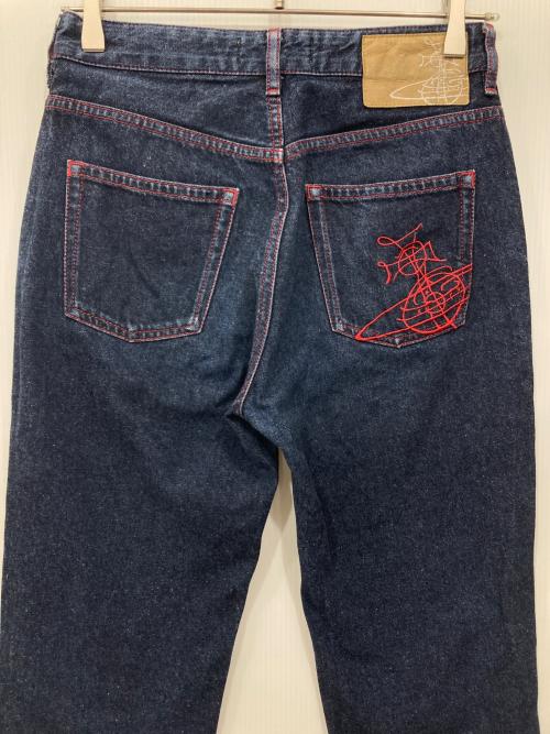 Vivienne Westwood（ヴィヴィアンウエストウッド）Vivienne Westwood (ヴィヴィアンウエストウッド) デニムパンツ ブルー サイズ:W25の古着・服飾アイテム