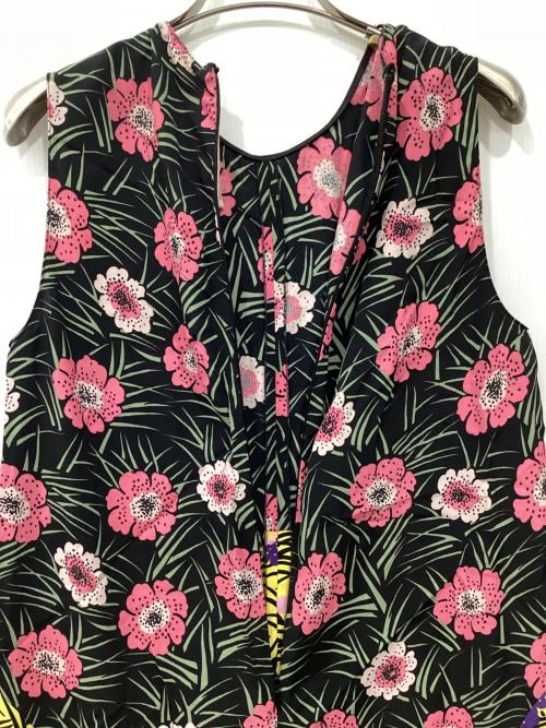 MARNI（マルニ）MARNI (マルニ) フラワープリントヘムラインロングドレス マルチカラー サイズ:38の古着・服飾アイテム