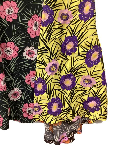 MARNI（マルニ）MARNI (マルニ) フラワープリントヘムラインロングドレス マルチカラー サイズ:38の古着・服飾アイテム