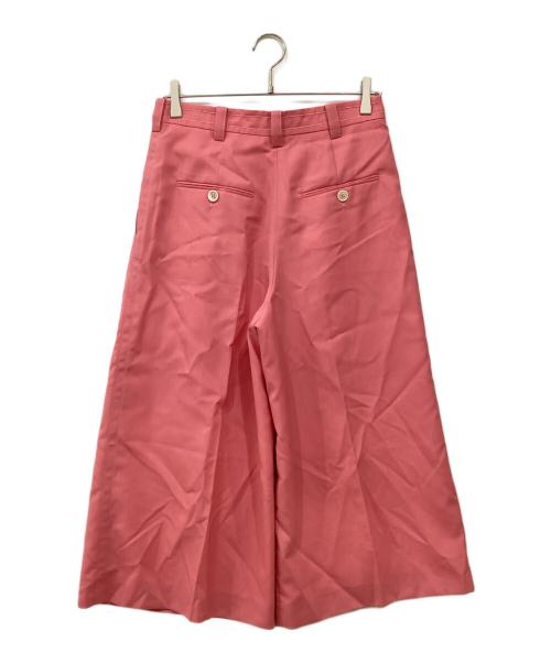 MARNI（マルニ）MARNI (マルニ) 2タックワイドクロップドパンツ ピンク サイズ:38の古着・服飾アイテム