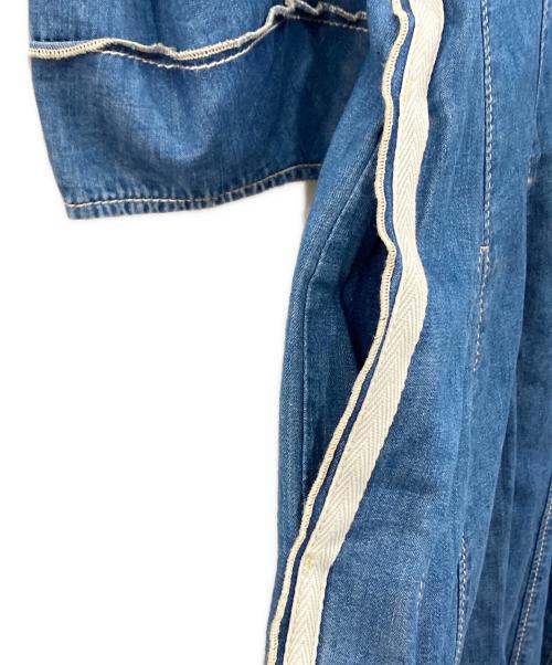3.1 phillip lim（スリーワンフィリップリム）3.1 phillip lim (スリーワンフィリップリム) コントラストステッチ ドレス インディゴの古着・服飾アイテム