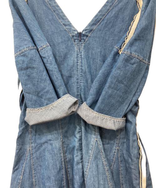 3.1 phillip lim（スリーワンフィリップリム）3.1 phillip lim (スリーワンフィリップリム) コントラストステッチ ドレス インディゴの古着・服飾アイテム