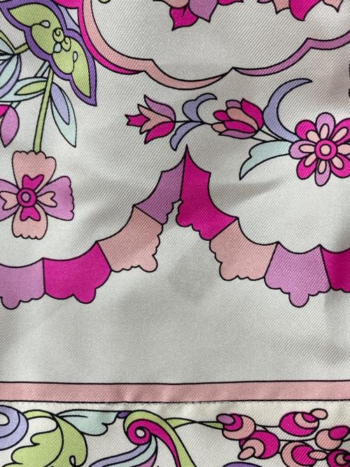 Emilio Pucci（エミリオ プッチ）Emilio Pucci (エミリオ プッチ) 総柄シルクシャツ マルチカラー サイズ:38の古着・服飾アイテム