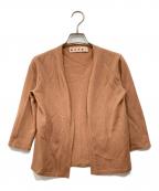 MARNIマルニ）の古着「カシミヤニットカーディガン」｜ベージュ