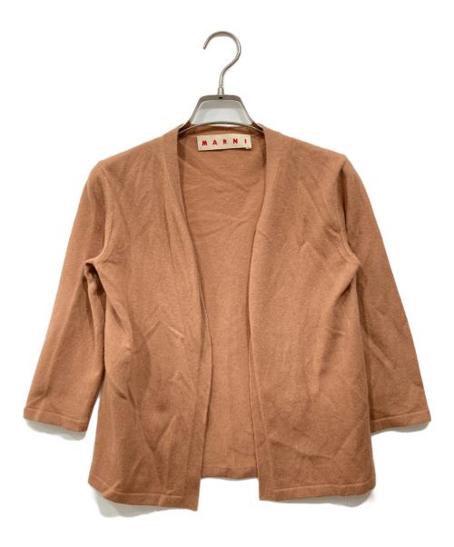 MARNI（マルニ）MARNI (マルニ) カシミヤニットカーディガン ベージュ サイズ:38の古着・服飾アイテム