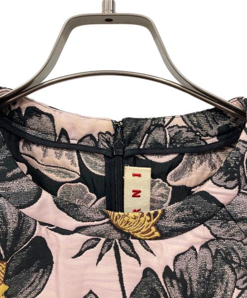 MARNI（マルニ）MARNI (マルニ) ノースリーブブラウス ピンク×ブラック サイズ:38の古着・服飾アイテム