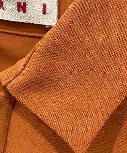 MARNI（マルニ）MARNI (マルニ) 比翼プルオーバーシャツ オレンジ サイズ:38の古着・服飾アイテム