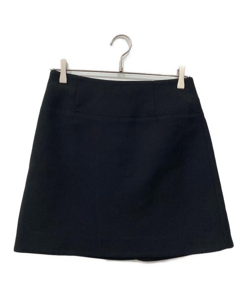 MARNI（マルニ）MARNI (マルニ) ストーンボタン ミニスカート ブラック サイズ:38の古着・服飾アイテム