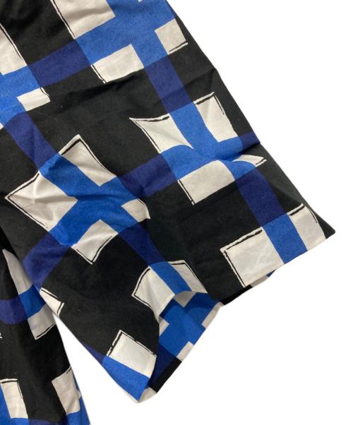 MARNI（マルニ）MARNI (マルニ) チェックワンピース ブルー×ブラック サイズ:36の古着・服飾アイテム