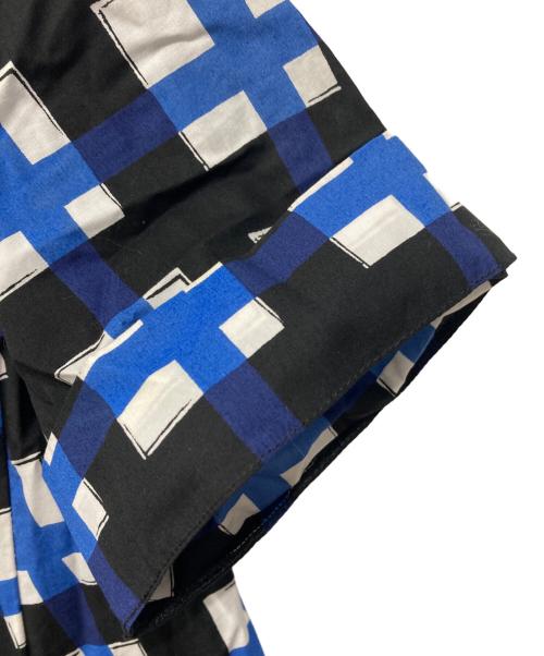MARNI（マルニ）MARNI (マルニ) チェックワンピース ブルー×ブラック サイズ:36の古着・服飾アイテム