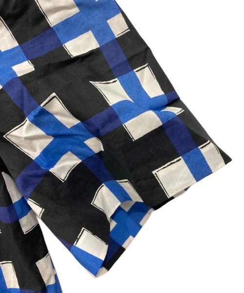 MARNI（マルニ）MARNI (マルニ) チェックワンピース ブルー×ブラック サイズ:36の古着・服飾アイテム