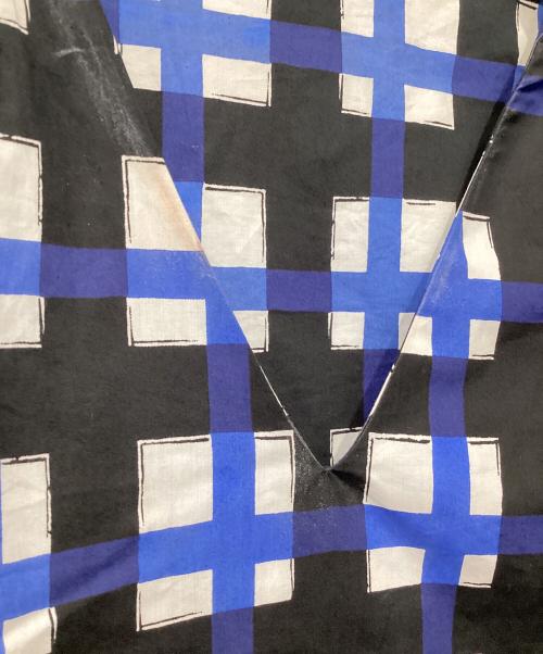 MARNI（マルニ）MARNI (マルニ) チェックワンピース ブルー×ブラック サイズ:36の古着・服飾アイテム