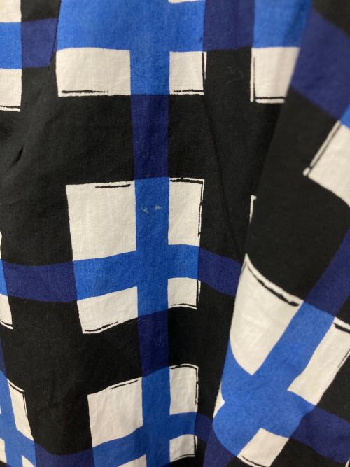 MARNI（マルニ）MARNI (マルニ) チェックワンピース ブルー×ブラック サイズ:36の古着・服飾アイテム