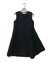 MARNI（マルニ）の古着「ノースリーブワンピース」｜ブラック