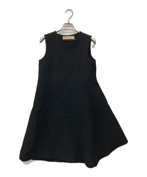 MARNI（マルニ）MARNI (マルニ) ノースリーブワンピース ブラック サイズ:38の古着・服飾アイテム
