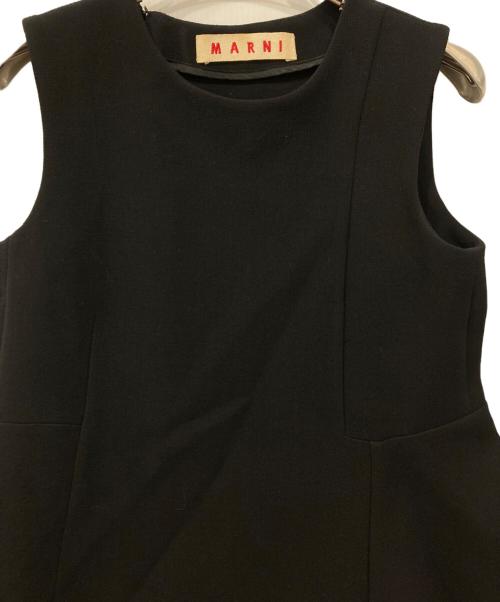 MARNI（マルニ）MARNI (マルニ) ノースリーブワンピース ブラック サイズ:38の古着・服飾アイテム