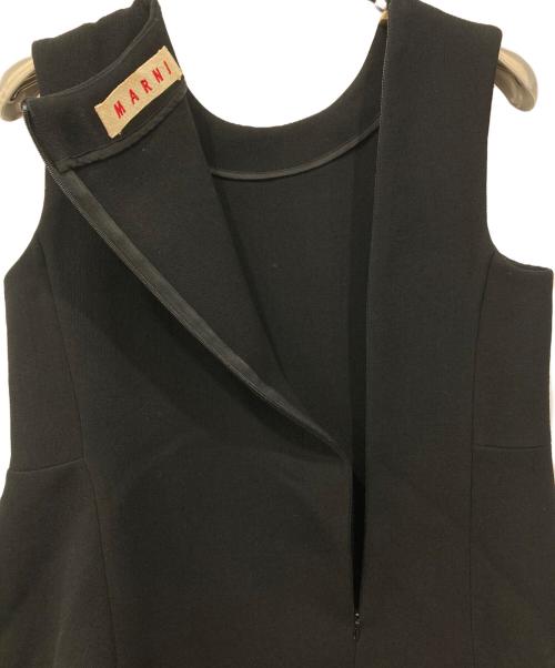MARNI（マルニ）MARNI (マルニ) ノースリーブワンピース ブラック サイズ:38の古着・服飾アイテム