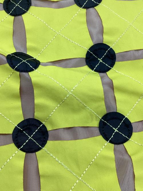 MARNI（マルニ）MARNI (マルニ) 総柄スカート イエロー×ブラック サイズ:38の古着・服飾アイテム