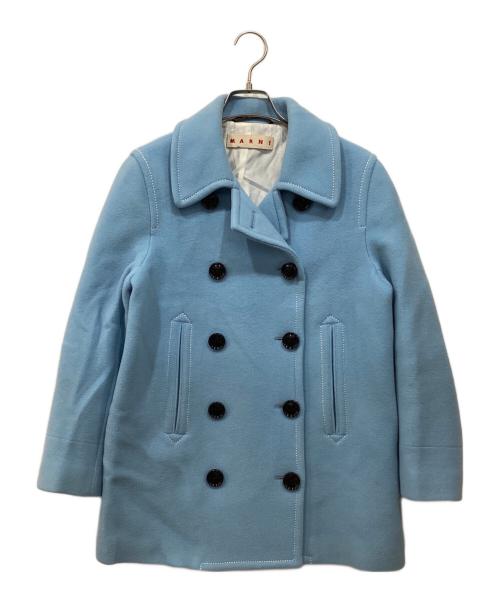 MARNI（マルニ）MARNI (マルニ) Pコート ブルー サイズ:36の古着・服飾アイテム