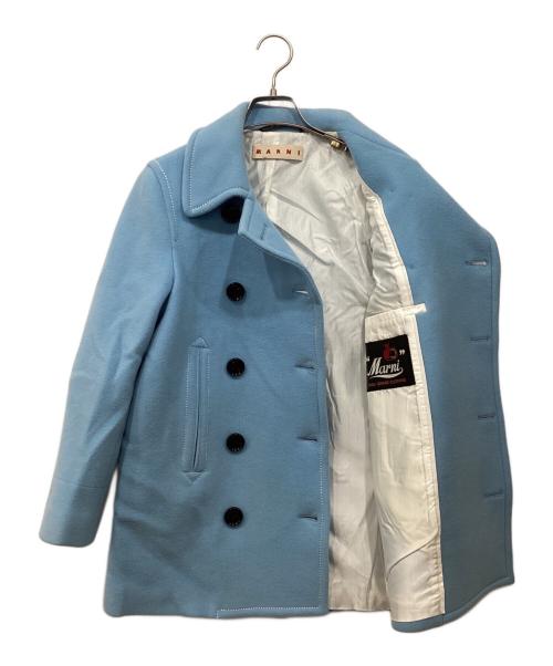 MARNI（マルニ）MARNI (マルニ) Pコート ブルー サイズ:36の古着・服飾アイテム