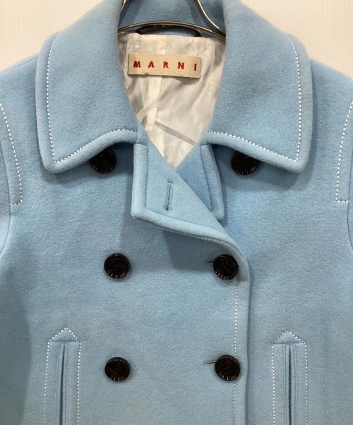 MARNI（マルニ）MARNI (マルニ) Pコート ブルー サイズ:36の古着・服飾アイテム