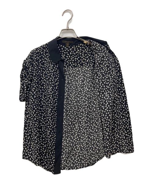 LOUIS VUITTON（ルイ ヴィトン）LOUIS VUITTON (ルイ ヴィトン) 半袖シルクシャツ ブラック サイズ:34の古着・服飾アイテム