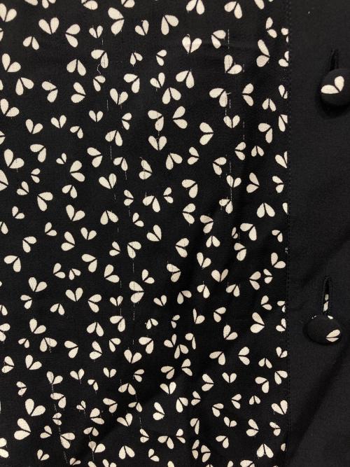 LOUIS VUITTON（ルイ ヴィトン）LOUIS VUITTON (ルイ ヴィトン) 半袖シルクシャツ ブラック サイズ:34の古着・服飾アイテム