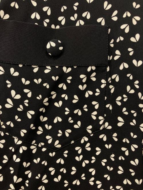 LOUIS VUITTON（ルイ ヴィトン）LOUIS VUITTON (ルイ ヴィトン) 半袖シルクシャツ ブラック サイズ:34の古着・服飾アイテム