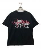 Travis Scott×SAINT MICHAELトラヴィススコット×セントマイケル）の古着「コラボプリントTシャツ」｜ブラック