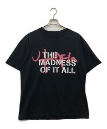 Travis Scott×SAINT MICHAEL（トラヴィススコット×セントマイケル）の古着「コラボプリントTシャツ」｜ブラック