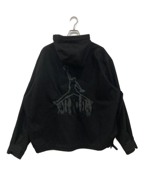 JORDAN（ジョーダン）JORDAN (ジョーダン) TRAVIS SCOTT (トラヴィススコット) ハーフジップジャケット ブラック サイズ:XLの古着・服飾アイテム