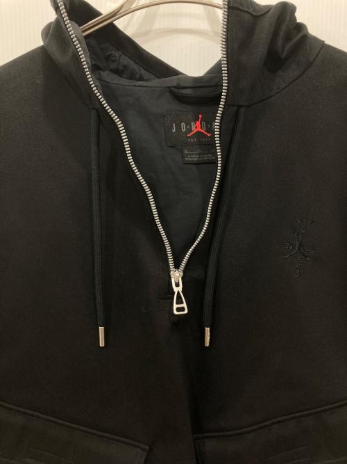 JORDAN（ジョーダン）JORDAN (ジョーダン) TRAVIS SCOTT (トラヴィススコット) ハーフジップジャケット ブラック サイズ:XLの古着・服飾アイテム