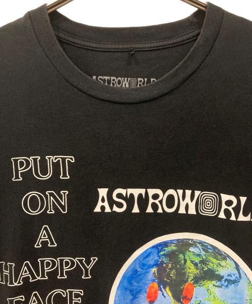 Travis Scott（トラヴィススコット）TRAVIS SCOTT (トラヴィススコット) アストロワールド Tシャツ ブラック サイズ:Lの古着・服飾アイテム