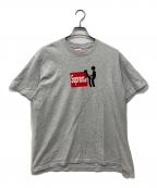 SUPREMEシュプリーム）の古着「スティックTシャツ」｜グレー