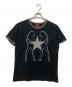 Heaven by Marc Jacobs（ヘブンバイマークジェイコブス）の古着「スターメッシュリンガーTシャツ」｜ブラック×グレー