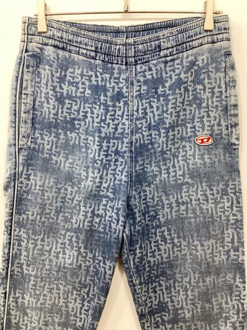 DIESEL（ディーゼル）DIESEL (ディーゼル) ロゴジョガーデニムパンツ インディゴ サイズ:Sの古着・服飾アイテム