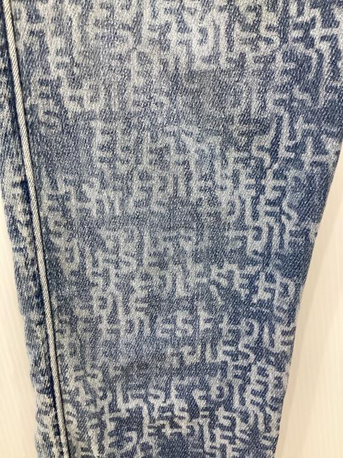 DIESEL（ディーゼル）DIESEL (ディーゼル) ロゴジョガーデニムパンツ インディゴ サイズ:Sの古着・服飾アイテム