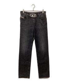 DIESEL（ディーゼル）の古着「ストレートレッグジーンズ」｜ブラック