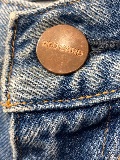 RED CARD（レッドカード）RED CARD (レッドカード) ストレートデニムパンツ インディゴ サイズ:24の古着・服飾アイテム