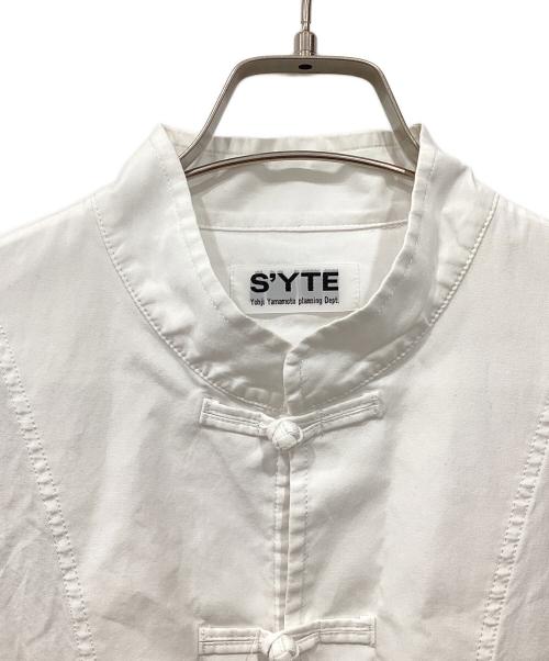 s'yte（サイト）s'yte (サイト) チャイナシャツ ホワイト サイズ:3の古着・服飾アイテム