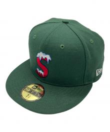 New Era×SUPREME（ニューエラ×シュプリーム）の古着「ベースボールキャップ」｜グリーン