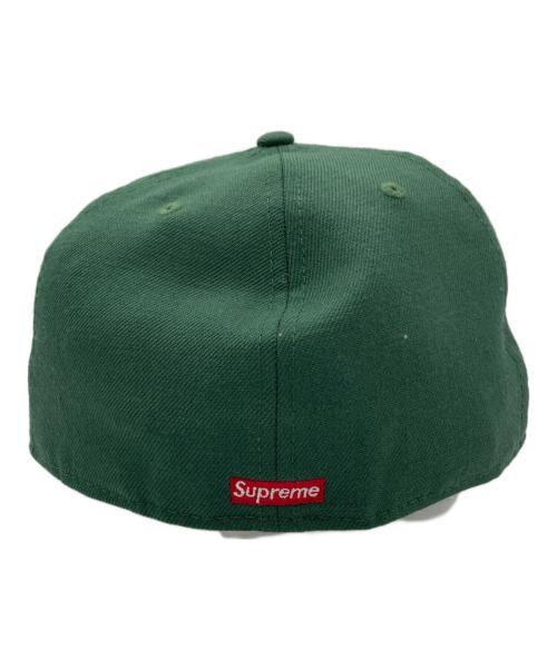 New Era（ニューエラ）New Era (ニューエラ) Supreme (シュプリーム) ベースボールキャップ グリーン サイズ:7 3/8　58.7cmの古着・服飾アイテム